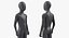 3D child mannequin dark standing