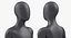 3D child mannequin dark standing