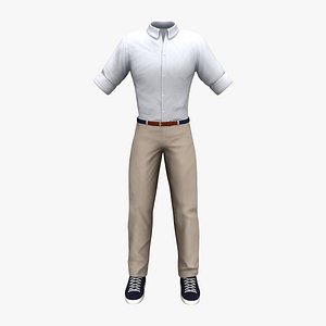 Men Formal Shirt And Chino Pants Full Outfit