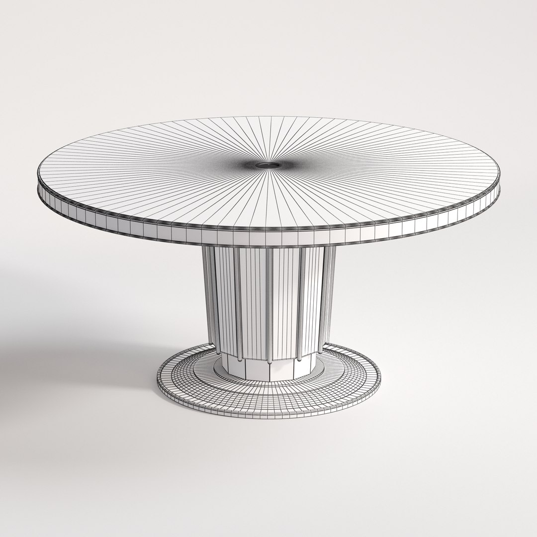 3D Baker Sutton Dining Table TurboSquid 1276406