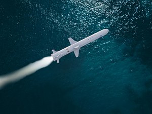 Ukrainian subsonic cruise missile R-360 Neptune Low-poly