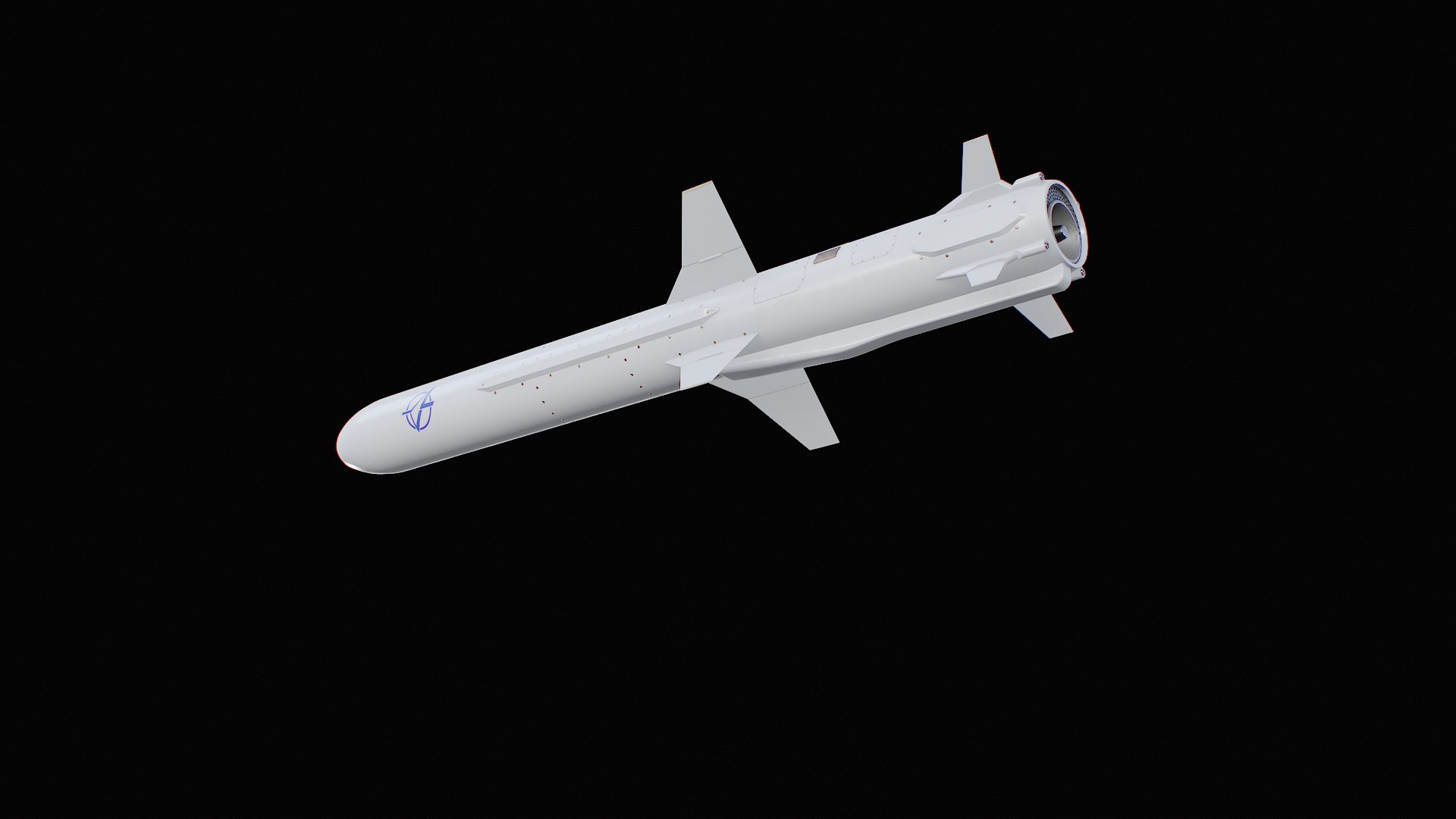 3D model Ukrainian subsonic cruise missile R-360 Neptune Low-poly https://p.turbosquid.com/ts-thumb/Kp/uQBXtg/ZR/untitled_010/png/1742071720/1920x1080/fit_q87/bb4170f9e4c3fe4a6e2a1a491532b9c5cca5b3c5/untitled_010.jpg