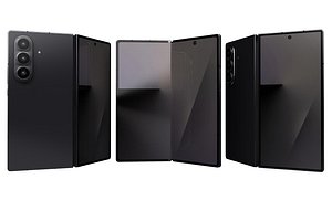 Samsung Galaxy Z Fold7 Jet Black 3D model