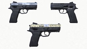 3D modern weapons bt3 gun model