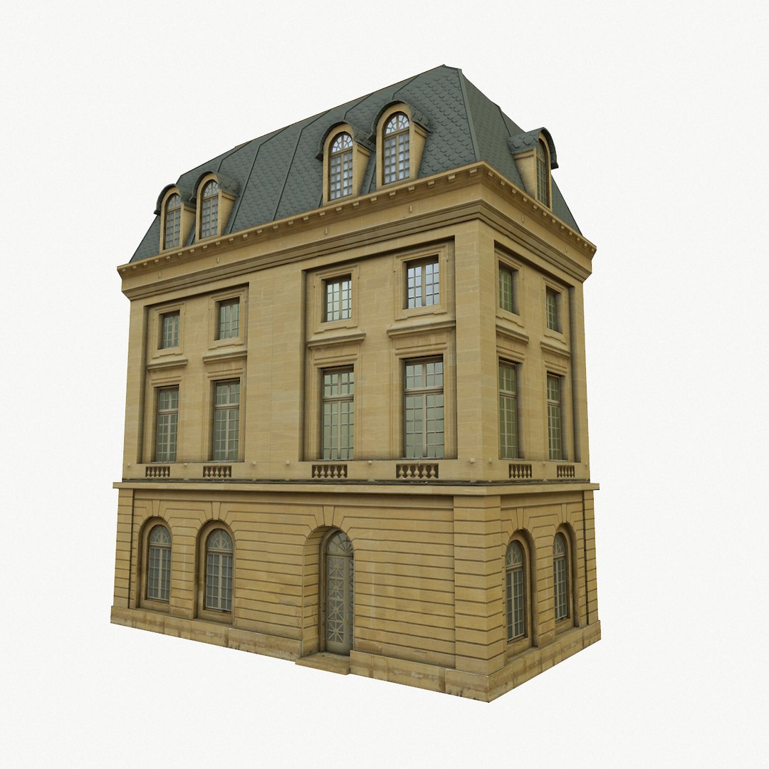 3D Classical Building Model - TurboSquid 1337946
