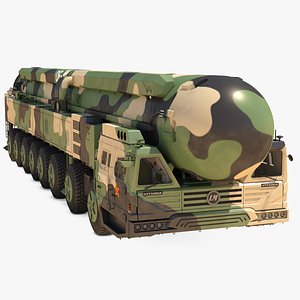 dongfeng-41 icbm launch vehicle 3D model