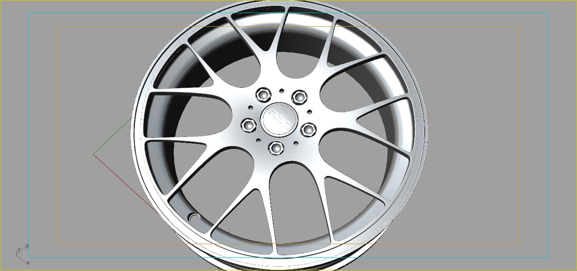 3d model bbs rim