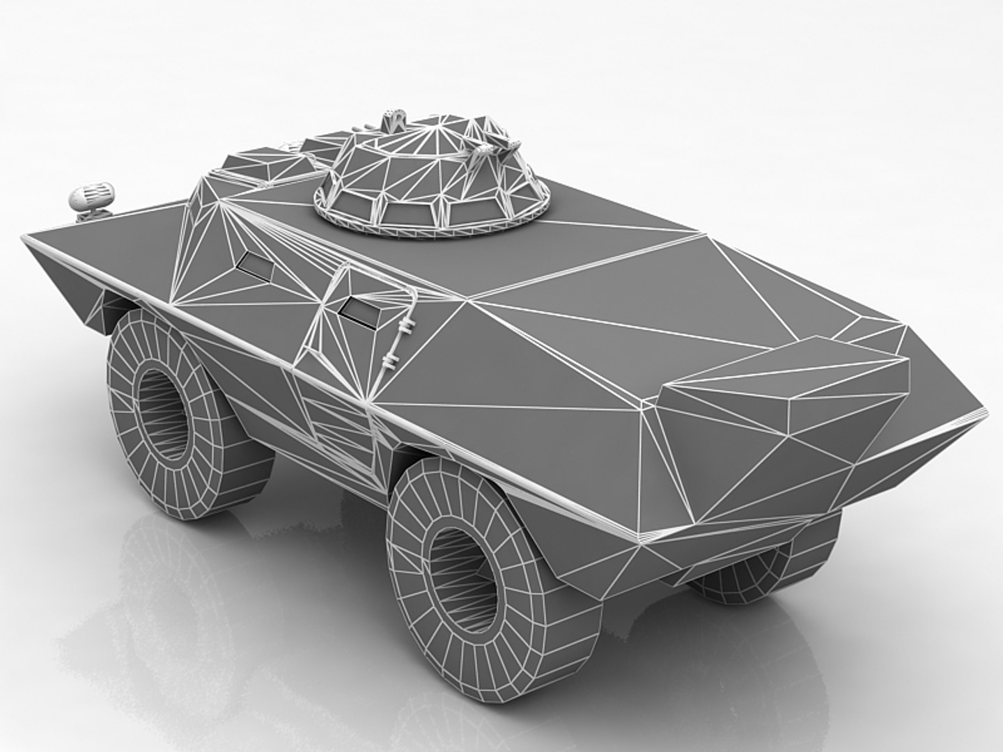 3D V100 Armored Patrol Car - TurboSquid 1787910