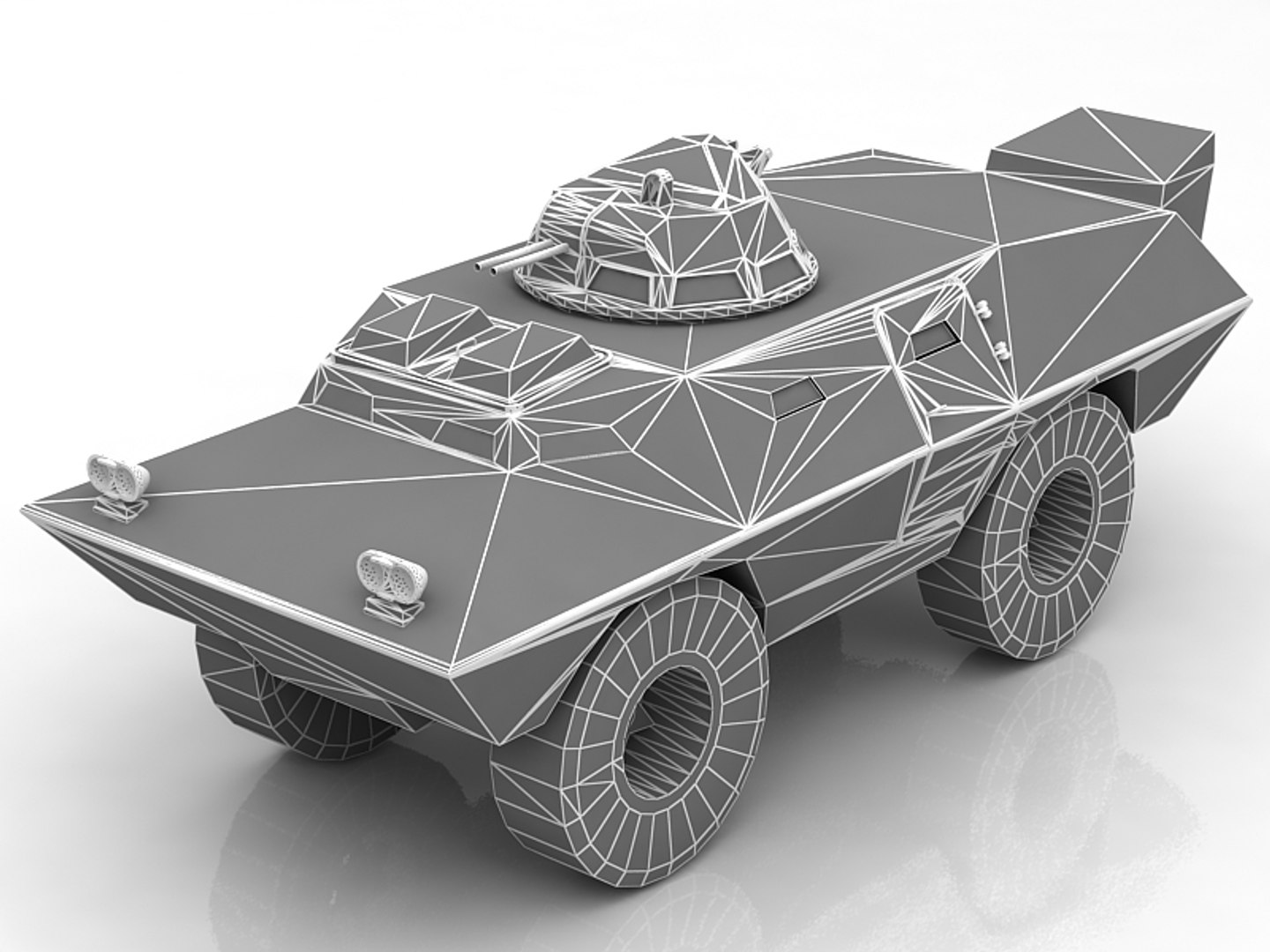 3D V100 Armored Patrol Car - TurboSquid 1787910