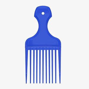 3D hair comb hairdresser model