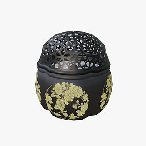 Japanese Heian Incense Burner 3D