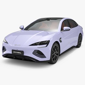 2025 BYD Seal With Interior 3D