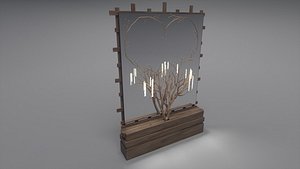 - decorative mirror 3D