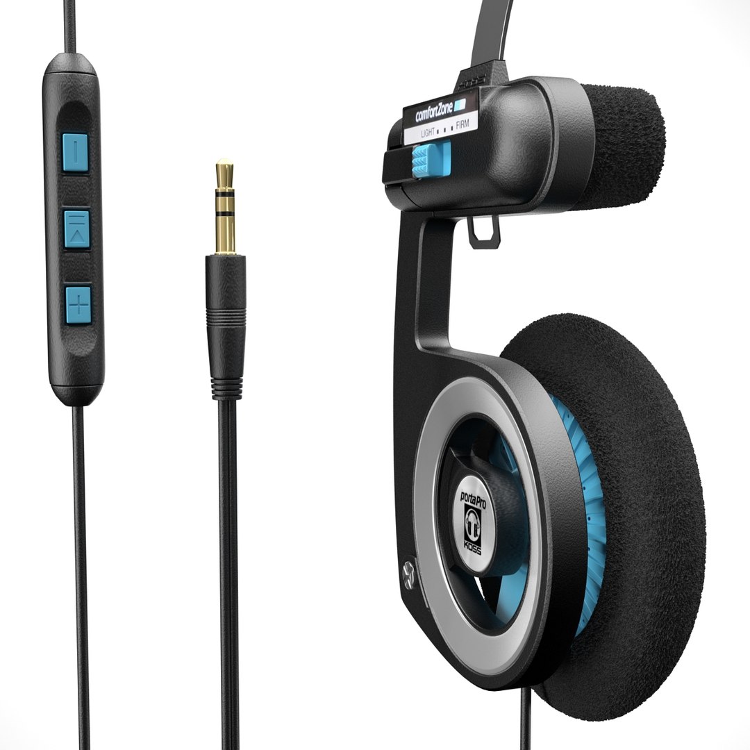 modelo 3d Koss Porta Pro Classic - Auriculares - TurboSquid 732035