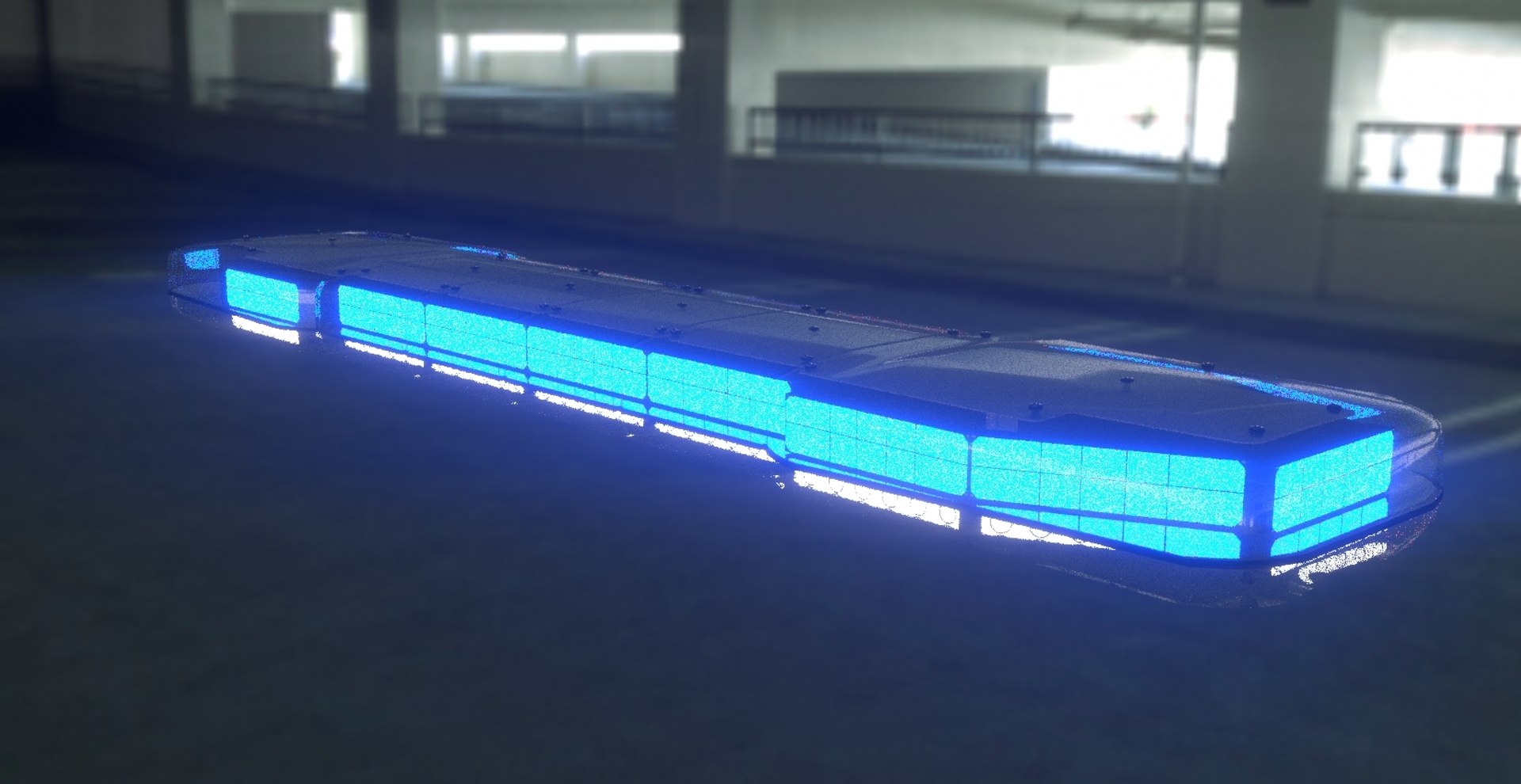 3D Code 3 Pursuit Lightbar Model TurboSquid 1604951