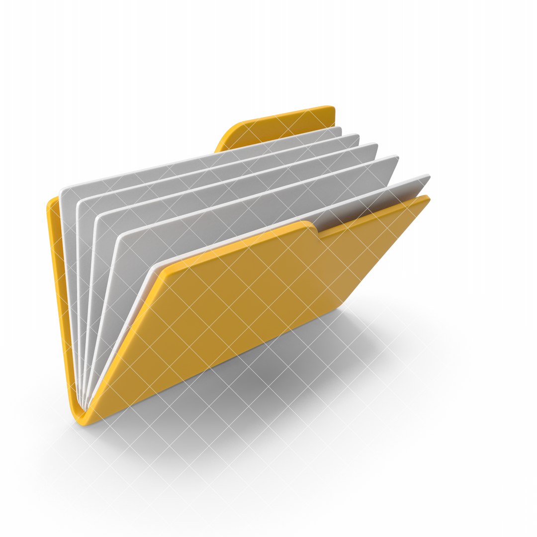 3D File Folder Symbol - TurboSquid 2305012