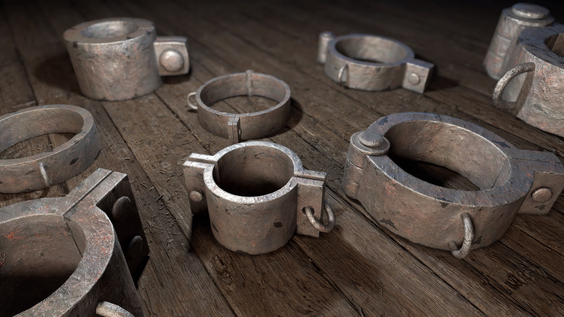 3D Model Inquisition Collar Shackles - TurboSquid 1564261