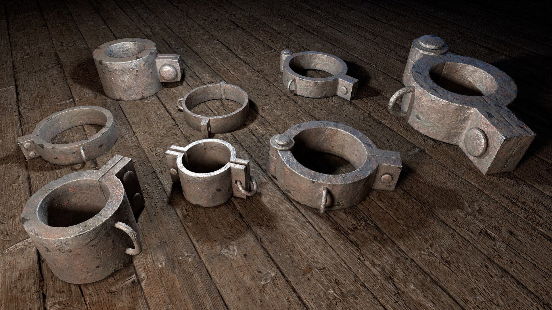 3D Model Inquisition Collar Shackles - TurboSquid 1564261