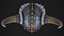 Modello 3D del casco fantasy