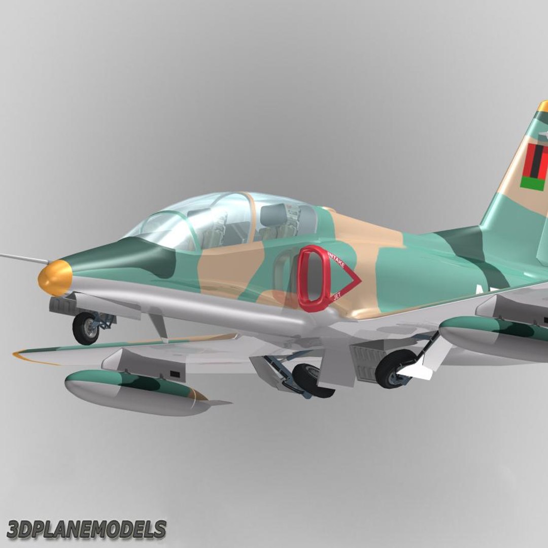 3d Training Jet K-8 Karakorum Model