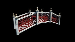 bridge basic pbr materials 3D model