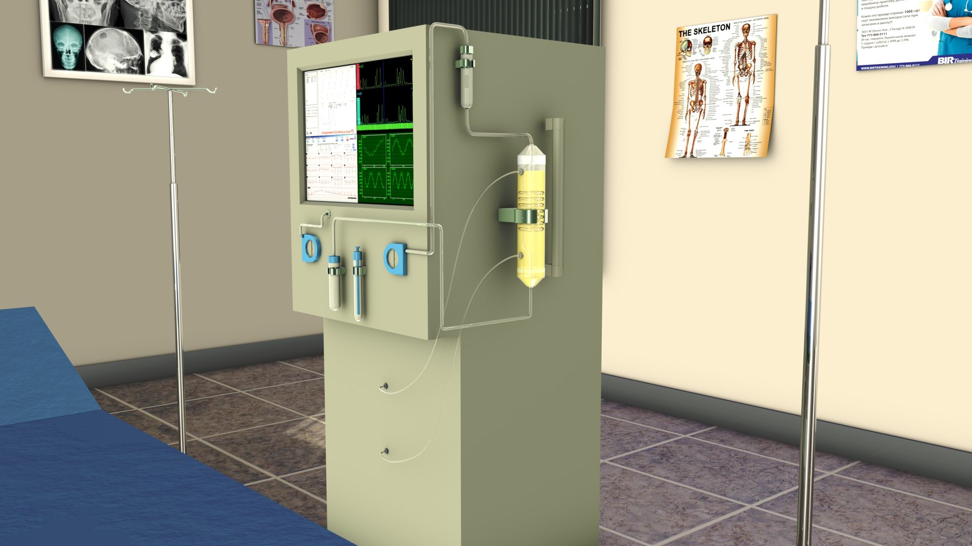 Surgical Instruments In Operation Theatre 3D Model - TurboSquid 1790770