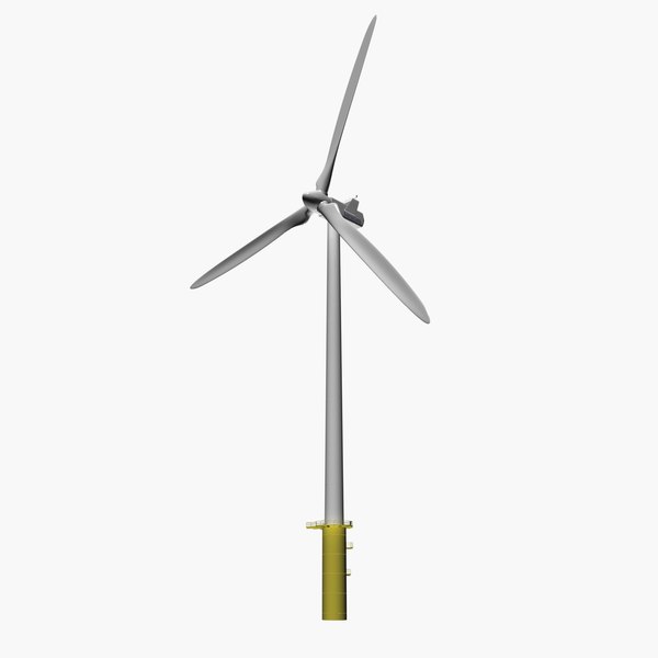 modelo 3d Aerogenerador Offshore de 3 MW - TurboSquid 542809