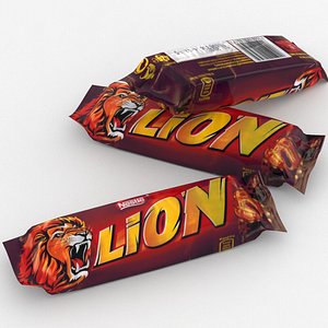 nestle lion bar 3D model