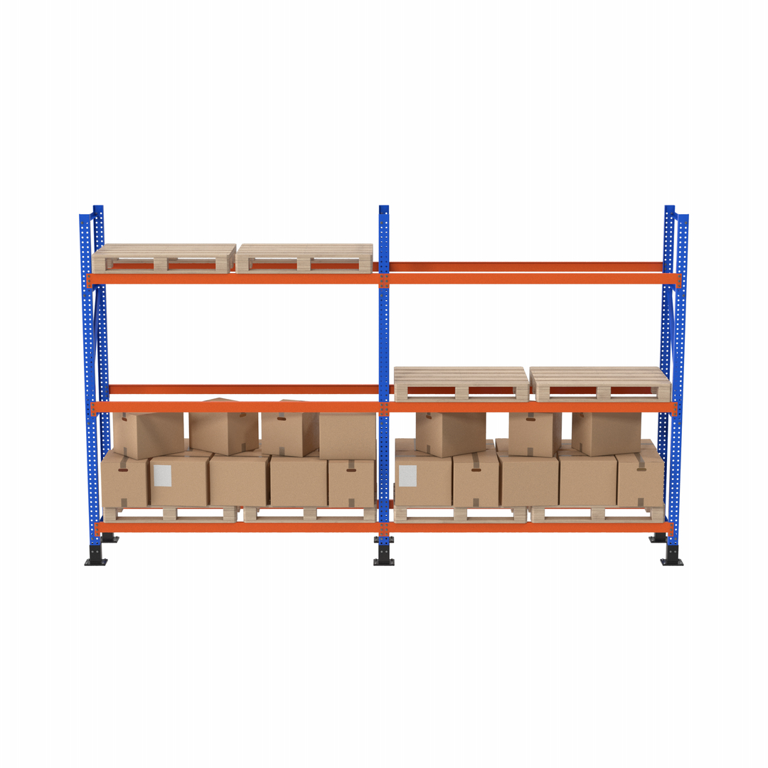 Pallet Rack And Cardboard Boxes 3D model - TurboSquid 2161154