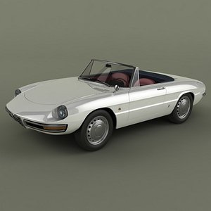 3ds max alfa romeo duetto