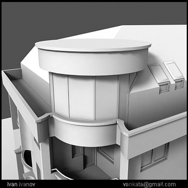 3d building architecture