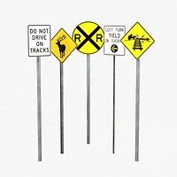 Road Signs Pack - Crossing Control