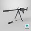 Granatbuchse GRB 39 Karabin przeciwpancerny Low-poly PBR