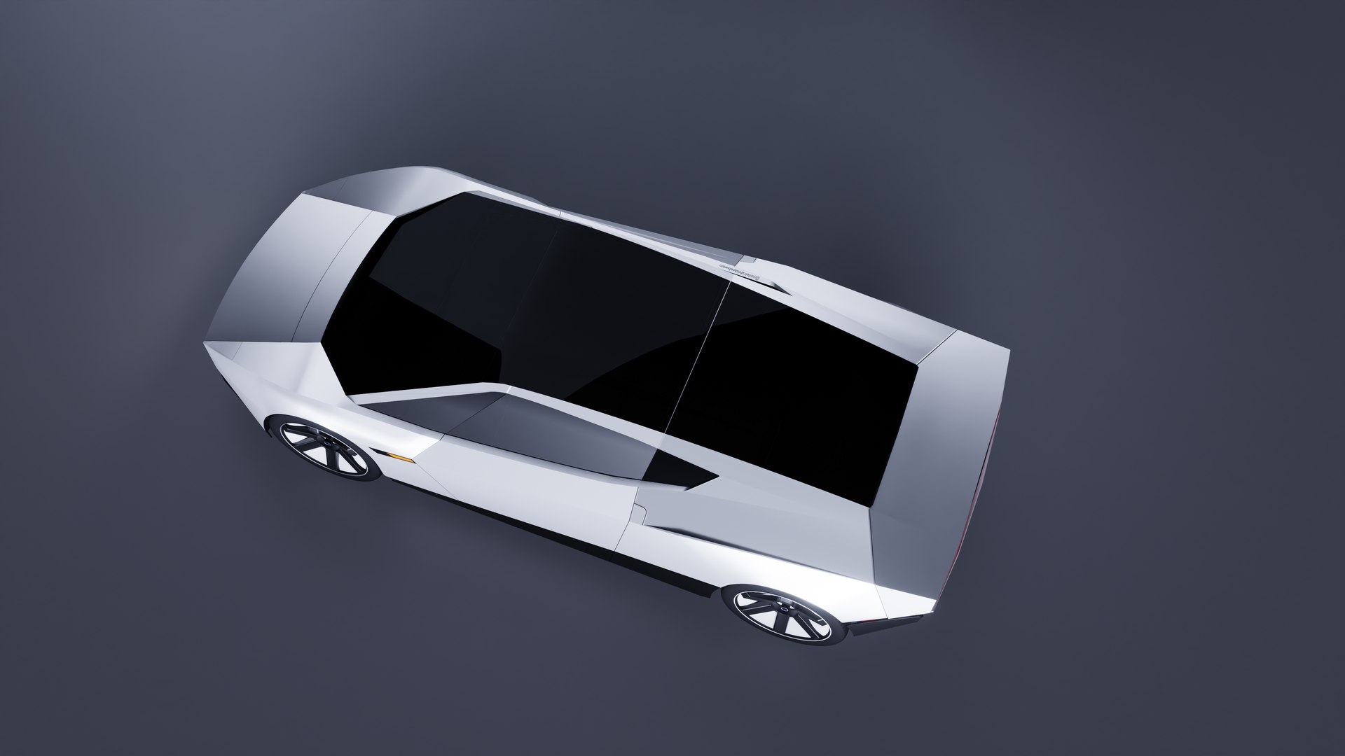 Tesla Roadster 2026 2029 Electric Car 3D Model Clean Topology Low-poly ...