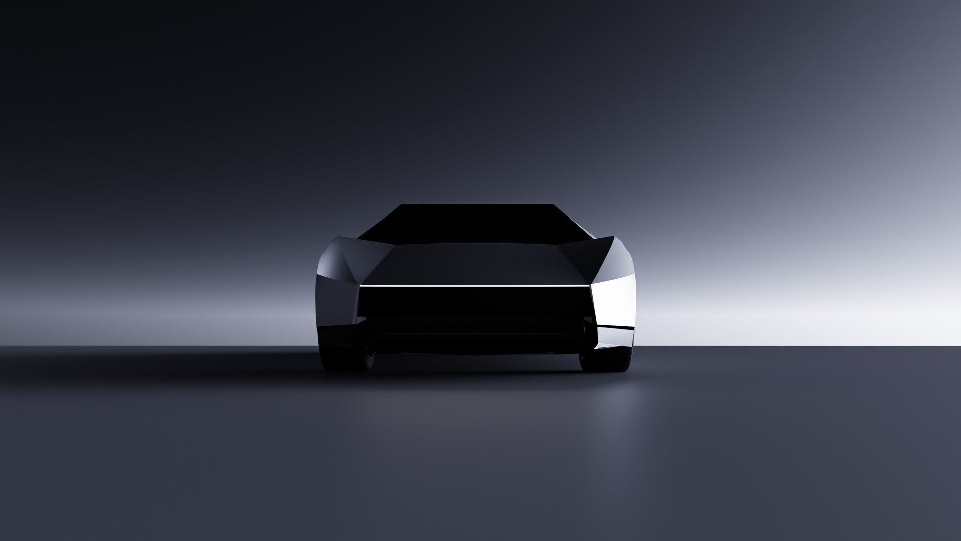 Tesla Roadster 2026 2029 Electric Car 3D Model Clean Topology Low-poly ...