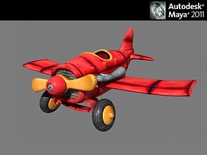 design plane 3d obj
