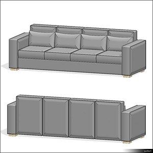 3d sofa seat