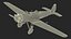 A-50 Junior Junkers Airplane Rigged 3D model