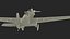 A-50 Junior Junkers Airplane Rigged 3D model