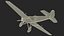 A-50 Junior Junkers Airplane Rigged 3D model