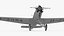 A-50 Junior Junkers Airplane Rigged 3D model