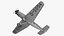 A-50 Junior Junkers Airplane Rigged 3D model