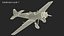 A-50 Junior Junkers Airplane Rigged 3D model