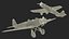 A-50 Junior Junkers Airplane Rigged 3D model