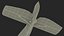 A-50 Junior Junkers Airplane Rigged 3D model