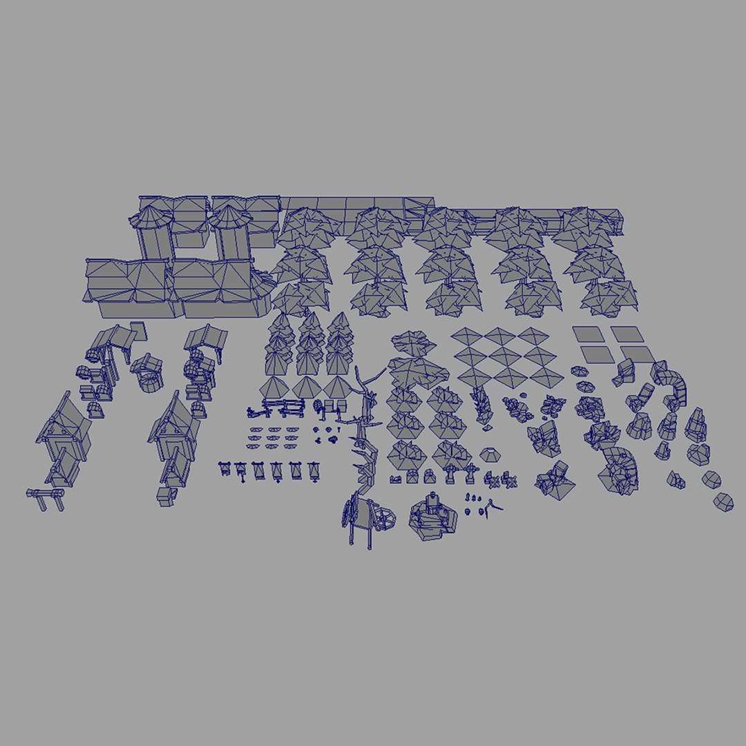 3d Environment Pack Model