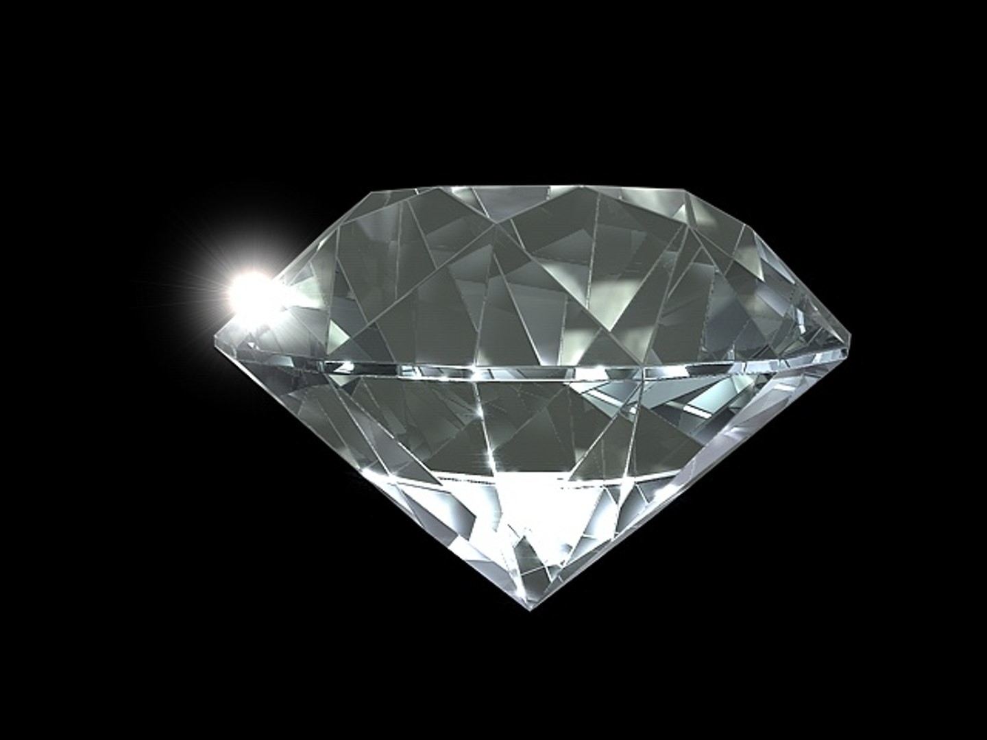 Photorealistic Diamond Offer 3ds