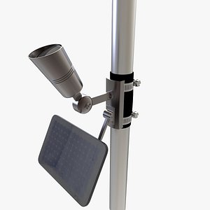3D grade solar flag light