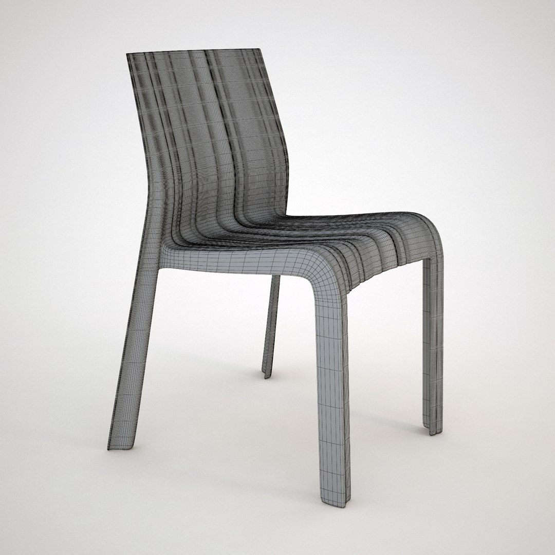 3dsmax Kartell Frilly Chair
