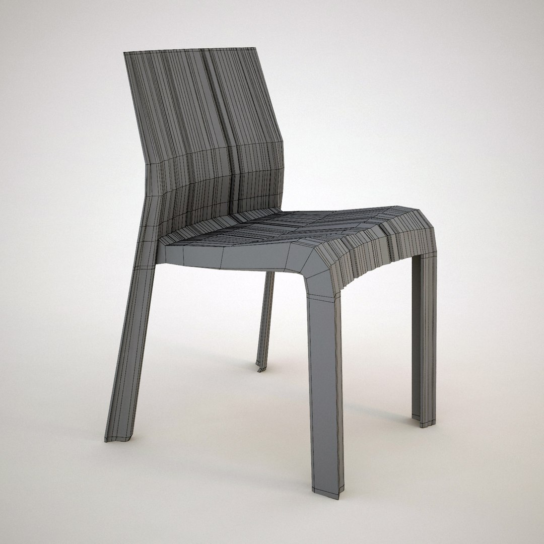 3dsmax Kartell Frilly Chair
